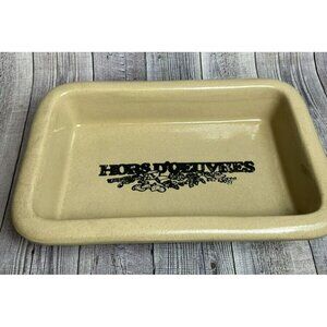 Pearsons of Chesterfield Hors D'oeuvres Stoneware Pottery Baking Dish
